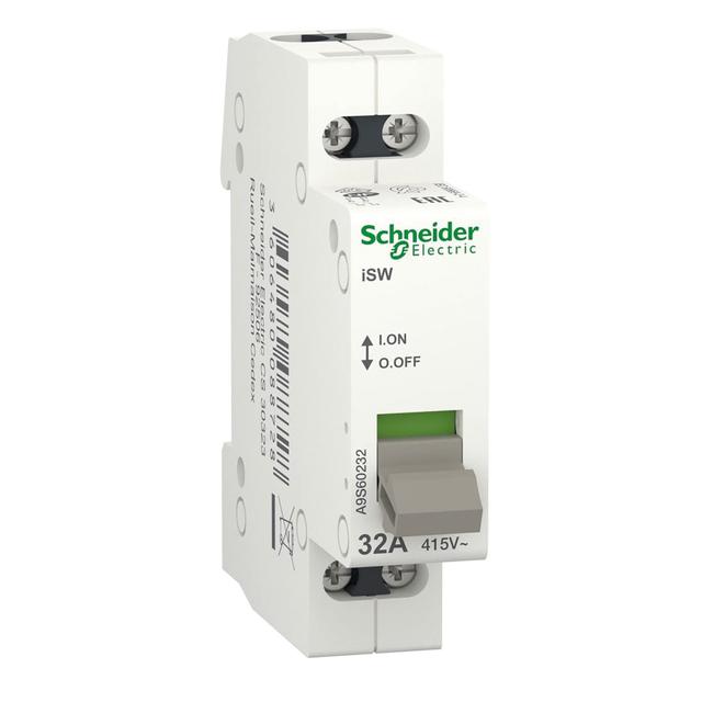 INTERRUTTORE SEZIONATORE 2P 32A SCHNEIDER 2 POLI 32A 440 Vac 1 MODULO | Tecnomat INTERRUTTORE SEZIONATORE 2P 32A SCHNEIDER 2 POLI 32A 440 Vac 1 MODULO - 2 | Tecnomat