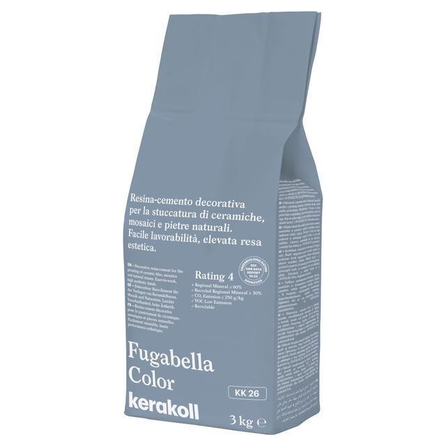 STUCCO FUGABELLA COLOR KERAKOLL KK 26 3kg FUGA 0-20 mm USO INTERNO ED ESTERNO | Tecnomat STUCCO FUGABELLA COLOR KERAKOLL KK 26 3kg FUGA 0-20 mm USO INTERNO ED ESTERNO | Tecnomat