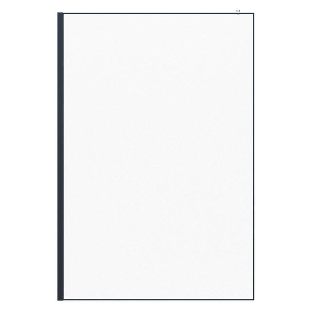 WALK IN WALL (96-98) cm H 200 cm VETRO TEMPERATO TRASPARENTE 6 mm PROFILI IN ALLUMINIO NERO | Tecnomat WALK IN WALL (96-98) cm H 200 cm VETRO TEMPERATO TRASPARENTE 6 mm PROFILI IN ALLUMINIO NERO - 2 | Tecnomat