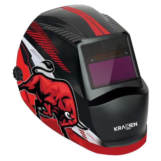 MASCHERA CASCO PER SALDATORE KRAKEN GRAFICA TORO ROSSO LCD TROU COLOR DISPLAY 90x34 mm | Tecnomat MASCHERA CASCO PER SALDATORE KRAKEN GRAFICA TORO ROSSO LCD TROU COLOR DISPLAY 90x34 mm | Tecnomat