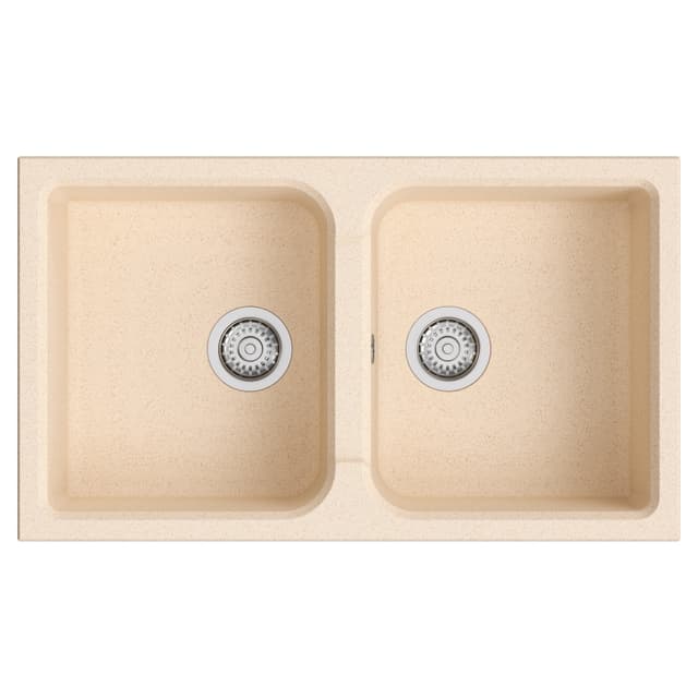 LAVELLO COLORADO 86x50 cm IN QUARZO AVENA 2 VASCHE | Tecnomat LAVELLO COLORADO 86x50 cm IN QUARZO AVENA 2 VASCHE - 2 | Tecnomat