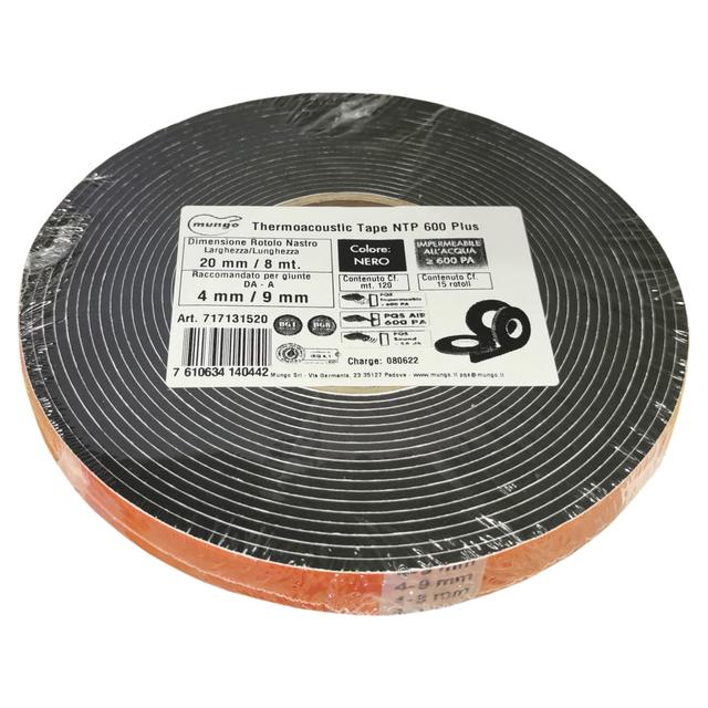NASTRO AUTOESPANDENTE NTP 600 PLUS MUNGO SPESSORE 4-9 mm 20 mm L 8 m CLASSE BG1 PER LATO ESTERNO | Tecnomat NASTRO AUTOESPANDENTE NTP 600 PLUS MUNGO SPESSORE 4-9 mm 20 mm L 8 m CLASSE BG1 PER LATO ESTERNO | Tecnomat