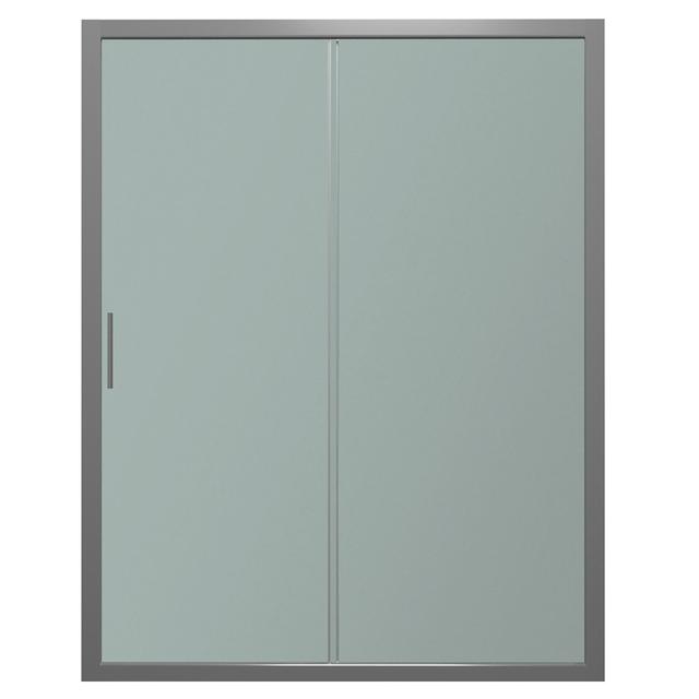 PORTA DOCCIA MERCURIO SCORREVOLE (146-154) H190cm VETRO TEMPERATO 6mm SATINATO PROFILI CROMATI | Tecnomat PORTA DOCCIA MERCURIO SCORREVOLE (146-154) H190cm VETRO TEMPERATO 6mm SATINATO PROFILI CROMATI - 2 | Tecnomat