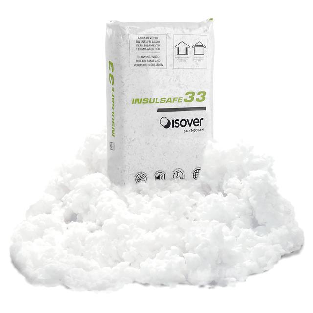LANA DI VETRO IN FIOCCHI INSULSAFE33 SACCO 17,3 kg ISOVER | Tecnomat LANA DI VETRO IN FIOCCHI INSULSAFE33 SACCO 17,3 kg ISOVER | Tecnomat