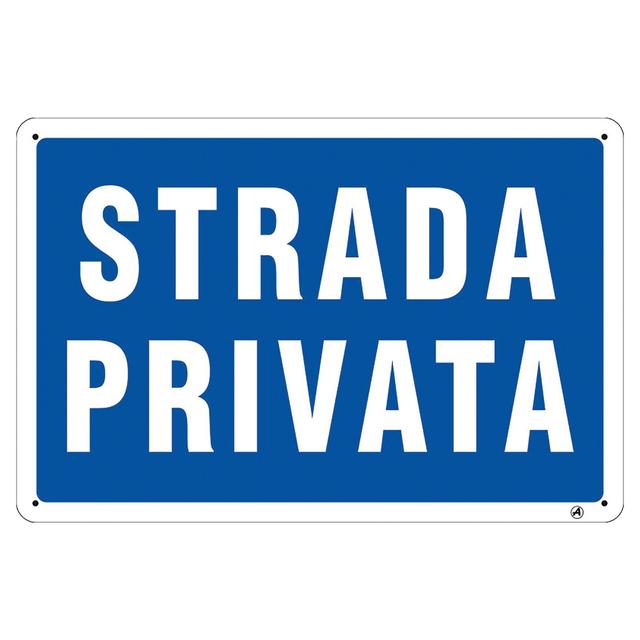 CARTELLO STRADA PRIVATA IN PVC 30x20 cm | Tecnomat CARTELLO STRADA PRIVATA IN PVC 30x20 cm | Tecnomat