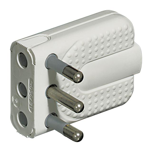 SPINA BTICINO SALVASPAZIO 2P+T 16A ORIENTABILE COLORE BIANCO | Tecnomat SPINA BTICINO SALVASPAZIO 2P+T 16A ORIENTABILE COLORE BIANCO | Tecnomat