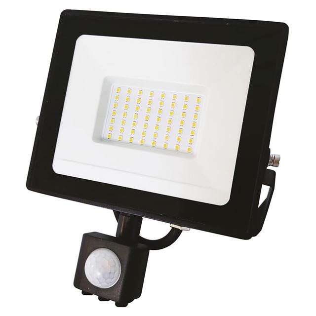 PROIETTORE LED SUPREMA 50W 4500lm 4000K CON CAVO 20cm E CON SENSORE 185x160x29mm IP44 | Tecnomat PROIETTORE LED SUPREMA 50W 4500lm 4000K CON CAVO 20cm E CON SENSORE 185x160x29mm IP44 - 2 | Tecnomat