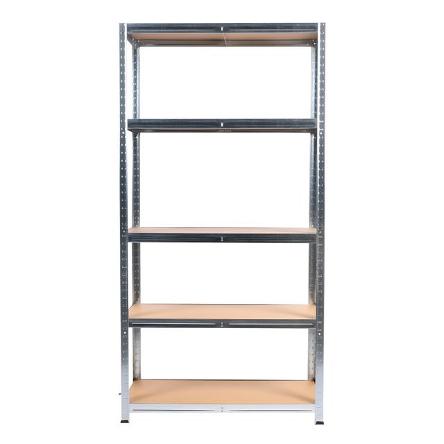 SCAFFALE LEGNO/METALLO 5 RIPIANI 175 kg ZINCATO AD INCASTRO 90x176x40 cm (LxHxP) | Tecnomat SCAFFALE LEGNO/METALLO 5 RIPIANI 175 kg ZINCATO AD INCASTRO 90x176x40 cm (LxHxP) | Tecnomat