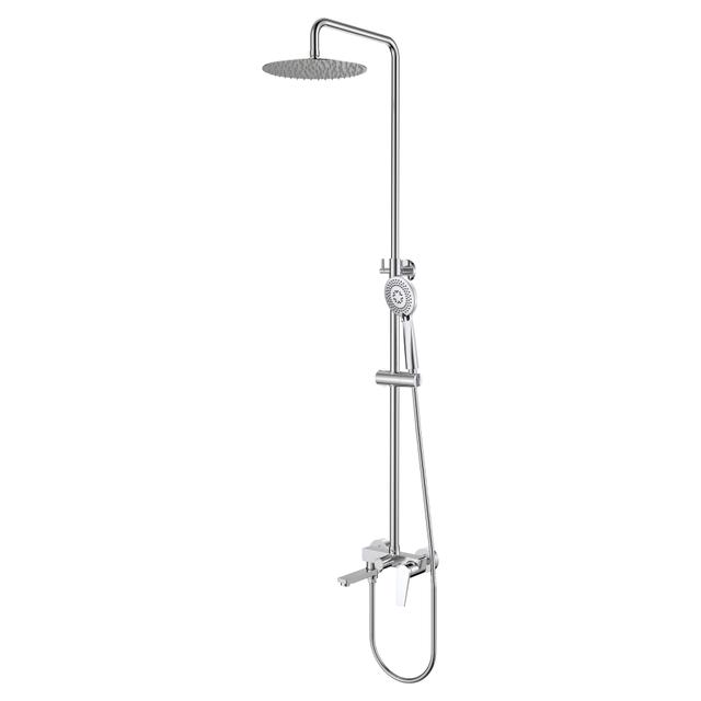 COLONNA DOCCIA DEANTE VELVET CROMO 3 GETTI CON MISCELATORE DOCCIA/VASCA MECCANICO | Tecnomat COLONNA DOCCIA DEANTE VELVET CROMO 3 GETTI CON MISCELATORE DOCCIA/VASCA MECCANICO - 2 | Tecnomat