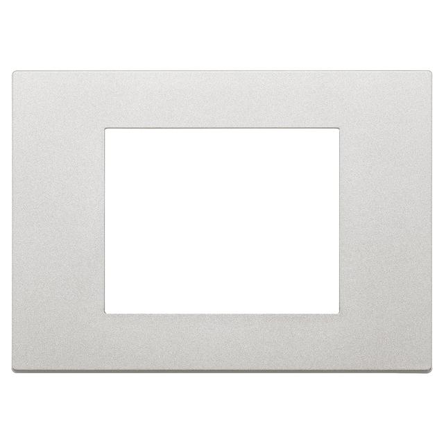 PLACCA VIMAR LINEA 3 MODULI IN TECNOPOLIMERO VERNICIATO COLORE ARGENTO | Tecnomat PLACCA VIMAR LINEA 3 MODULI IN TECNOPOLIMERO VERNICIATO COLORE ARGENTO - 2 | Tecnomat