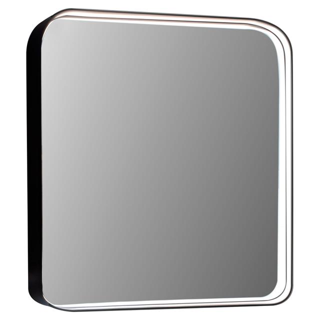 SPECCHIO NOA 80x80 cm CON CORNICE NERA REVERSIBILE STRIP LED 32 W LUCE FREDDA | Tecnomat SPECCHIO NOA 80x80 cm CON CORNICE NERA REVERSIBILE STRIP LED 32 W LUCE FREDDA | Tecnomat