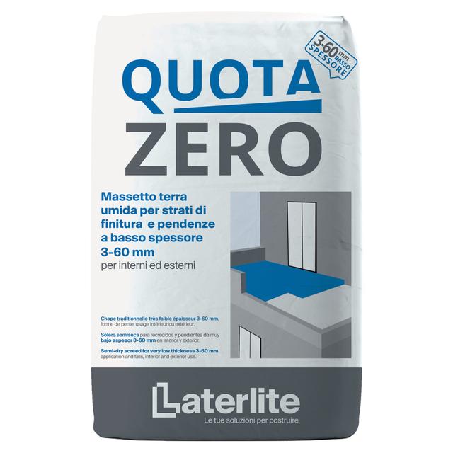MASSETTO TERRA UMIDA QUOTAZERO 25 kg A BASSO SPESSORE 3-60 mm PER ESTERNI E INTERNI | Tecnomat MASSETTO TERRA UMIDA QUOTAZERO 25 kg A BASSO SPESSORE 3-60 mm PER ESTERNI E INTERNI | Tecnomat