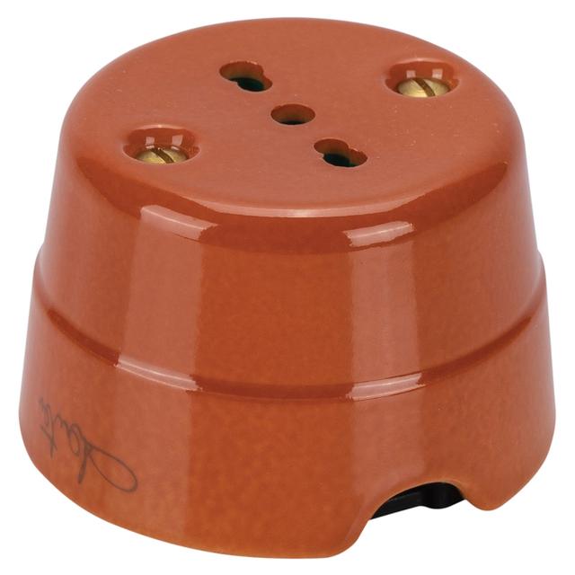 PRESA CERAMICA BIPASSO 2P+T 10/16A 230V COLORE TERRACOTTA | Tecnomat PRESA CERAMICA BIPASSO 2P+T 10/16A 230V COLORE TERRACOTTA | Tecnomat