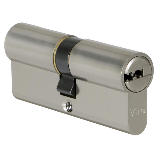 CILINDRO SICUREZZA VIRO PROFILO EUROPEO MISURA 70 = 35+35 mm NICHELATO | Tecnomat CILINDRO SICUREZZA VIRO PROFILO EUROPEO MISURA 70 = 35+35 mm NICHELATO | Tecnomat
