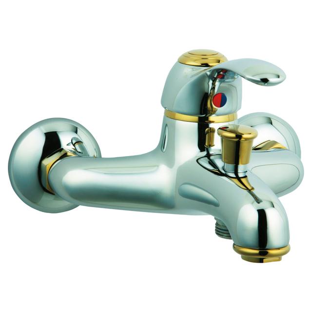MISCELATORE VASCA ESTERNO ACQUAPRO ASPASIA CROMO - ORO CARTUCCIA Ø 40 mm | Tecnomat MISCELATORE VASCA ESTERNO ACQUAPRO ASPASIA CROMO - ORO CARTUCCIA Ø 40 mm | Tecnomat