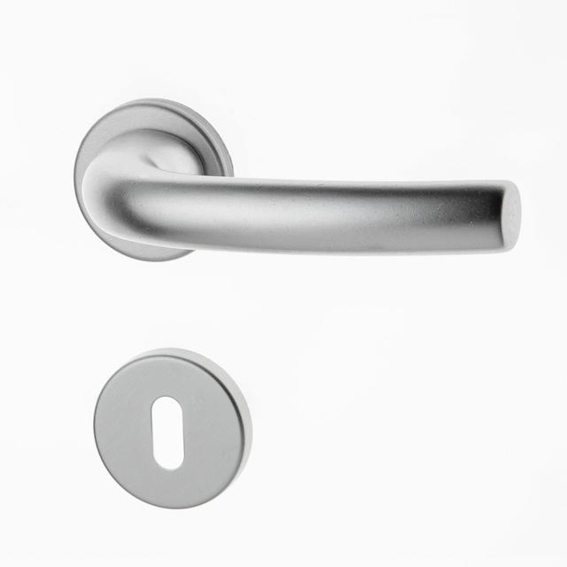 MANIGLIA A ROSETTA GHIDINI - BRIXIA ALLUMINIO ARGENTO QUADRO 8 mm | Tecnomat MANIGLIA A ROSETTA GHIDINI - BRIXIA ALLUMINIO ARGENTO QUADRO 8 mm | Tecnomat