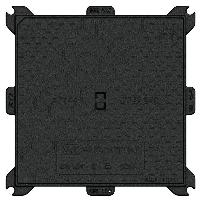CHIUSINO IN GHISA URBE 550 55x55 cm CLASSE C250 | Tecnomat CHIUSINO IN GHISA URBE 550 55x55 cm CLASSE C250 | Tecnomat