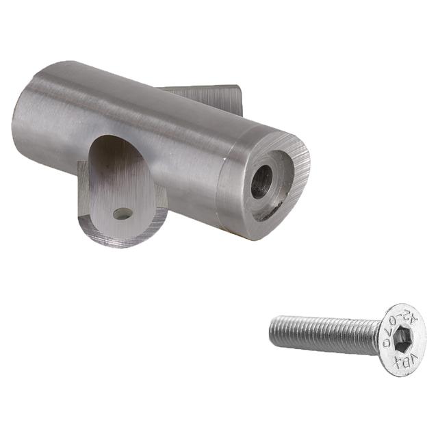 SUPPORTI ANGOLARI 270° INOX AISI 316 PER TONDINO Ø 12 mm CON VITI 5 PEZZI | Tecnomat SUPPORTI ANGOLARI 270° INOX AISI 316 PER TONDINO Ø 12 mm CON VITI 5 PEZZI - 2 | Tecnomat