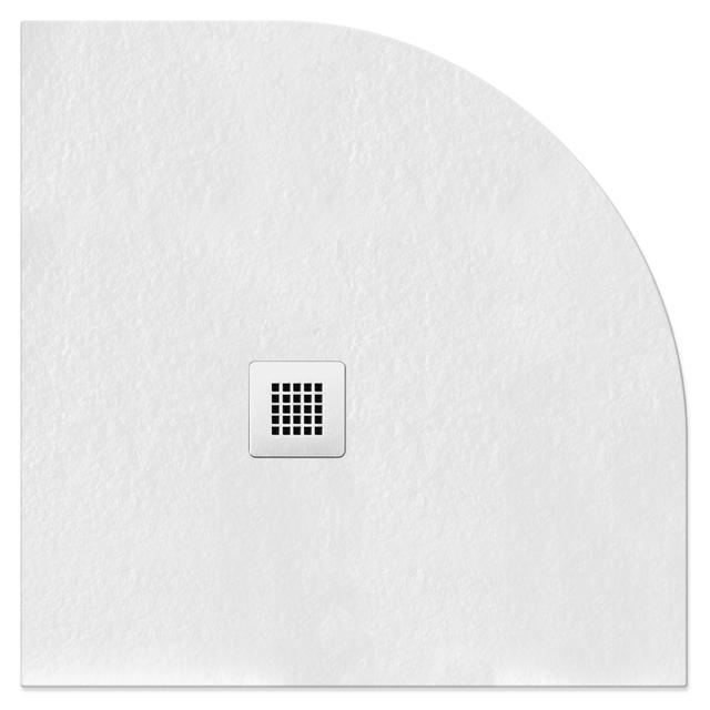 PIATTO DOCCIA NATURE EFFETTO PIETRA IN MARMORESINA BIANCO 90x90 cm 1/4 CERCHIO cm H 2,7 cm | Tecnomat PIATTO DOCCIA NATURE EFFETTO PIETRA IN MARMORESINA BIANCO 90x90 cm 1/4 CERCHIO cm H 2,7 cm | Tecnomat