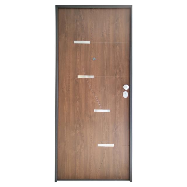 PORTA BLINDATA INOX CL3 APERTURA SPINTA A SINISTRA RIV EST PVC 210x90cm (HxL) | Tecnomat PORTA BLINDATA INOX CL3 APERTURA SPINTA A SINISTRA RIV EST PVC 210x90cm (HxL) | Tecnomat