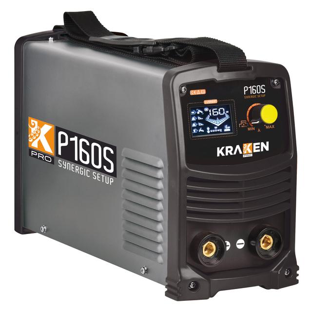 SALDATRICE INVERTER SINERGICA KRAKEN P160S CORRENTE SALDATURA 20 160 A ELETTRODO FINO AL 3.2 | Tecnomat SALDATRICE INVERTER SINERGICA KRAKEN P160S CORRENTE SALDATURA 20 160 A ELETTRODO FINO AL 3.2 | Tecnomat