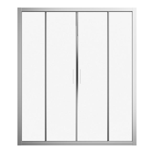 PORTA DOCCIA FLORA DOPPIA SCORREVOLE (132-140) H190cm VETRO 6mm TRASPARENTE PROFILI CROMO | Tecnomat PORTA DOCCIA FLORA DOPPIA SCORREVOLE (132-140) H190cm VETRO 6mm TRASPARENTE PROFILI CROMO | Tecnomat