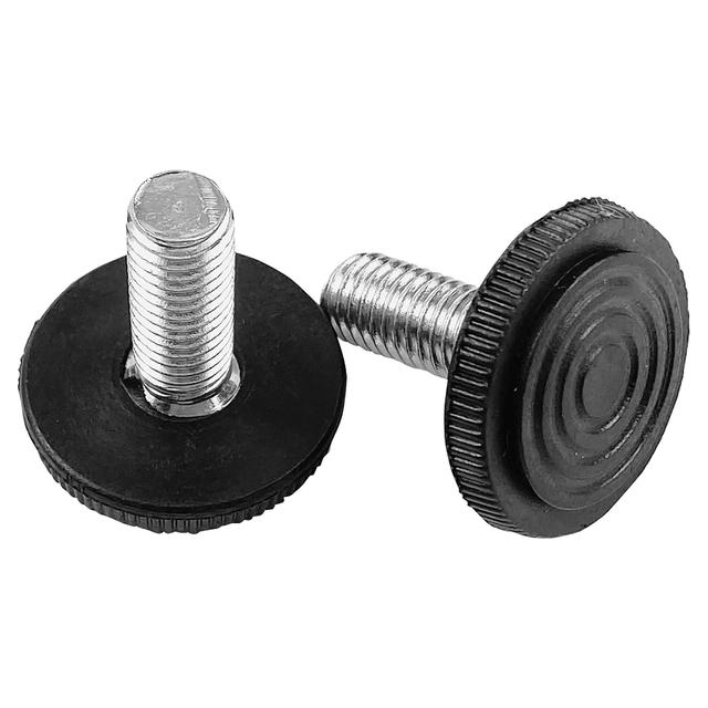 PIEDINO REGOLABILE Ø 32 mm FILETTO 10 MA NERO 1 PEZZO | Tecnomat PIEDINO REGOLABILE Ø 32 mm FILETTO 10 MA NERO 1 PEZZO - 2 | Tecnomat