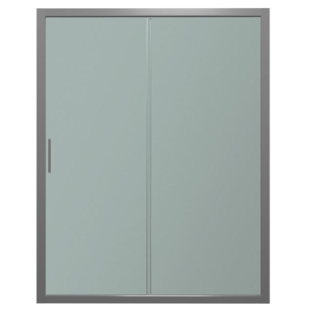 PORTA DOCCIA FLORA SCORREVOLE 116-124 H190cm VETRO TEMPERATO 6mm SATINATO PROFILI CROMATI | Tecnomat PORTA DOCCIA FLORA SCORREVOLE 116-124 H190cm VETRO TEMPERATO 6mm SATINATO PROFILI CROMATI - 2 | Tecnomat