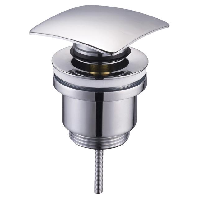 PILETTA LAVABO BIDET CLICK CLACK TECOM UNIVERSALE 1''1/4 IN OTTONE CROMO TAPPO QUADRO | Tecnomat PILETTA LAVABO BIDET CLICK CLACK TECOM UNIVERSALE 1''1/4 IN OTTONE CROMO TAPPO QUADRO | Tecnomat