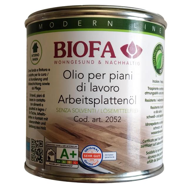 OLIO PIANI DI LAVORO BIOFA INCOL 375 ml INCOLORE SUPERFICI IN LEGNO RESA 40 m²/l PRONTO USO | Tecnomat OLIO PIANI DI LAVORO BIOFA INCOL 375 ml INCOLORE SUPERFICI IN LEGNO RESA 40 m²/l PRONTO USO | Tecnomat