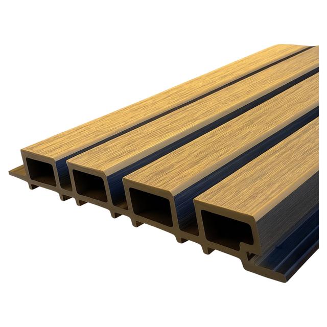 RIVESTIMENTO WPC DA ESTERNO BICOLOR OAK RESA 1,43 m2/PACCO FORMATO 220x21,7x2,6 cm | Tecnomat RIVESTIMENTO WPC DA ESTERNO BICOLOR OAK RESA 1,43 m2/PACCO FORMATO 220x21,7x2,6 cm - 2 | Tecnomat