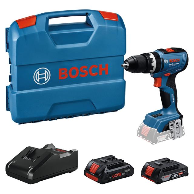 TRAPANO BATTENTE BOSCH 18V GSB18V-65 PRO BRUSHLESS 1 BATTERIA 2 Ah E 1 BATTERIA 4 Ah PESO 1,12kg | Tecnomat TRAPANO BATTENTE BOSCH 18V GSB18V-65 PRO BRUSHLESS 1 BATTERIA 2 Ah E 1 BATTERIA 4 Ah PESO 1,12kg | Tecnomat