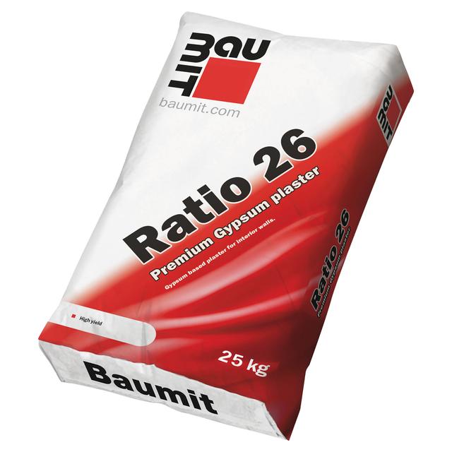 INTONACO BASE GESSO BAUMIT RATIO26 25kgPER INTERNI | Tecnomat INTONACO BASE GESSO BAUMIT RATIO26 25kgPER INTERNI - 2 | Tecnomat