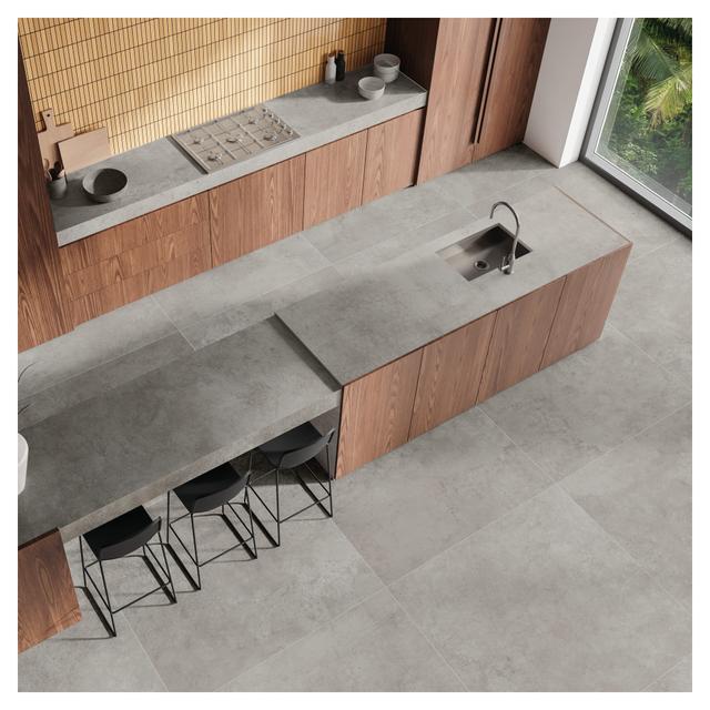 PAVIMENTO INTERNO BETON 2.0 SILVER 120x120x0,85 cm (PEI 3/5) R10 RETT GRES PORCELLANATO | Tecnomat PAVIMENTO INTERNO BETON 2.0 SILVER 120x120x0,85 cm (PEI 3/5) R10 RETT GRES PORCELLANATO - 2 | Tecnomat