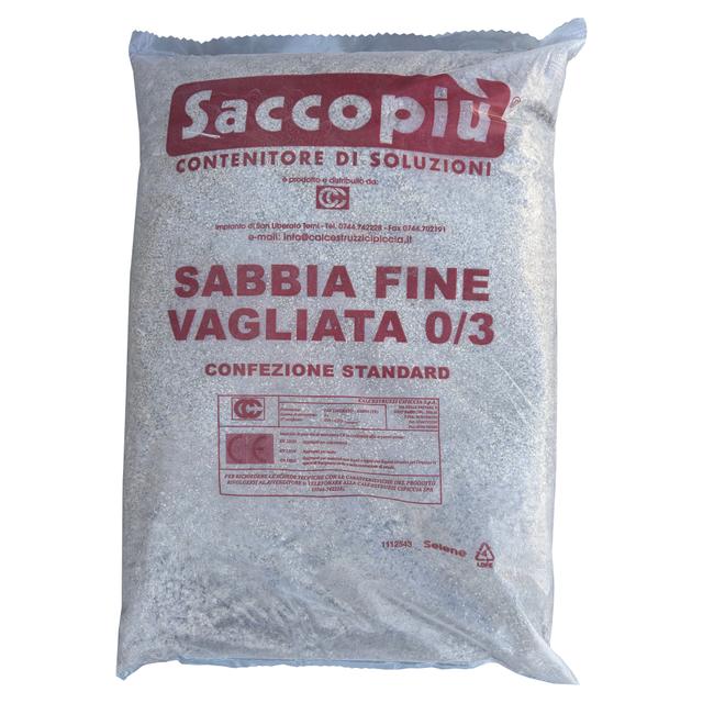 SABBIA BIANCA GRANULOMETRIA 0-4 mm 25kg | Tecnomat SABBIA BIANCA GRANULOMETRIA 0-4 mm 25kg | Tecnomat