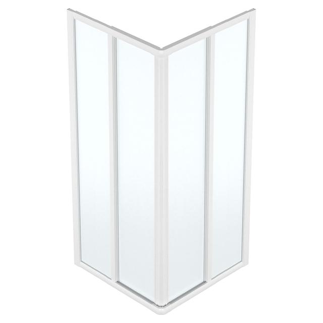BOX DOCCIA CAMELIA (67-70)x(67-70) H185 cm IN ACRILICO 1,5 mm PROFILO IN PVC BIANCO | Tecnomat BOX DOCCIA CAMELIA (67-70)x(67-70) H185 cm IN ACRILICO 1,5 mm PROFILO IN PVC BIANCO | Tecnomat