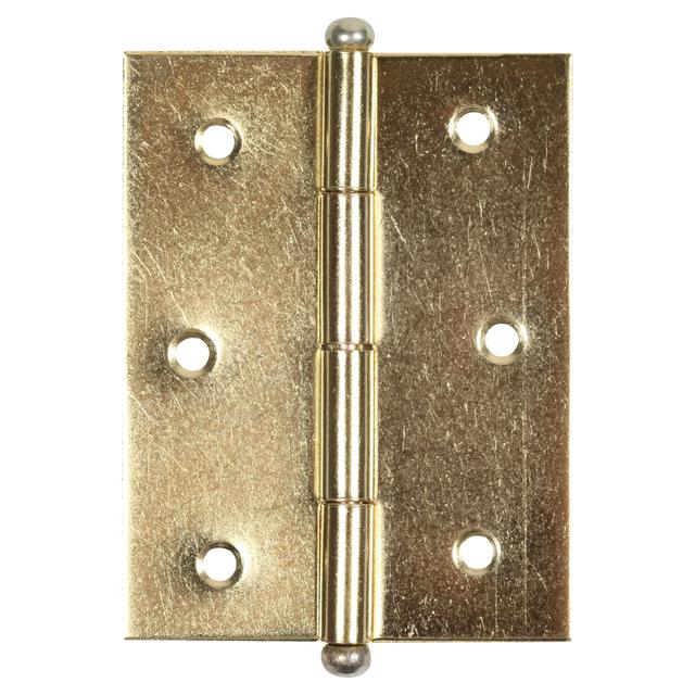 CERNIERE PIANE SPINA ESTRAIBILE 70x55 mm ACCIAIO OTTONATO 2 PEZZI | Tecnomat CERNIERE PIANE SPINA ESTRAIBILE 70x55 mm ACCIAIO OTTONATO 2 PEZZI - 2 | Tecnomat