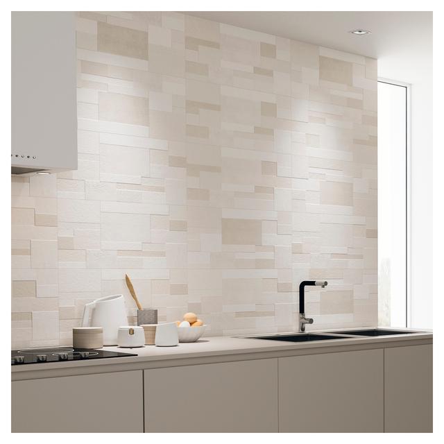 RIVESTIMENTO INTERNO CUBE IVORY MATE 30x90x1,08 cm RETT BICOTTURA | Tecnomat RIVESTIMENTO INTERNO CUBE IVORY MATE 30x90x1,08 cm RETT BICOTTURA - 2 | Tecnomat