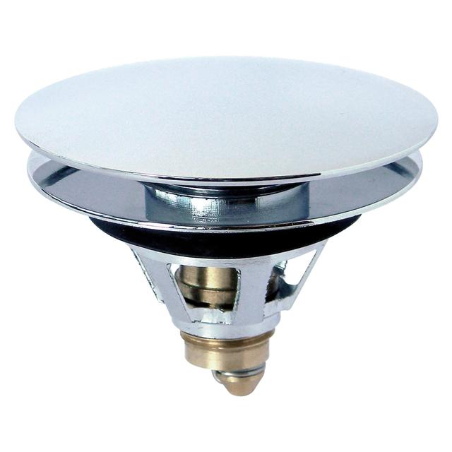 TAPPO PILETTA NORTON TECOM Ø 1''1/4 MECCANISMO CLICK CLACK UNIVERSALE IN OTTONE CROMO | Tecnomat TAPPO PILETTA NORTON TECOM Ø 1''1/4 MECCANISMO CLICK CLACK UNIVERSALE IN OTTONE CROMO - 2 | Tecnomat