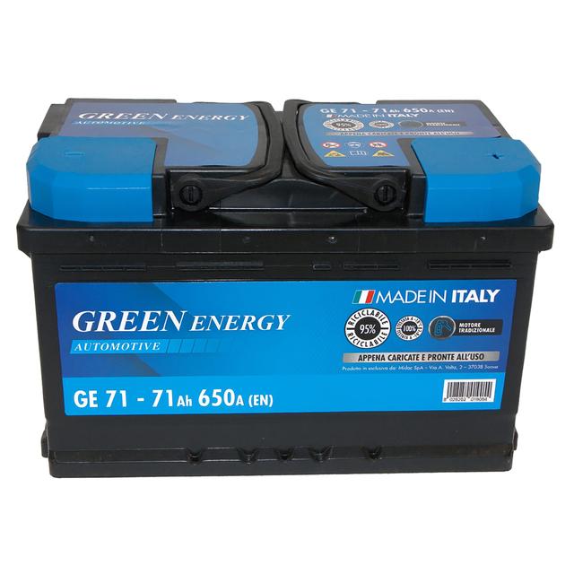 BATTERIA AUTO 71 Ah GREENENERGY SPUNTO 650A 275x175x175 mm (LxPxH) PESO 15,90 kg | Tecnomat BATTERIA AUTO 71 Ah GREENENERGY SPUNTO 650A 275x175x175 mm (LxPxH) PESO 15,90 kg - 2 | Tecnomat