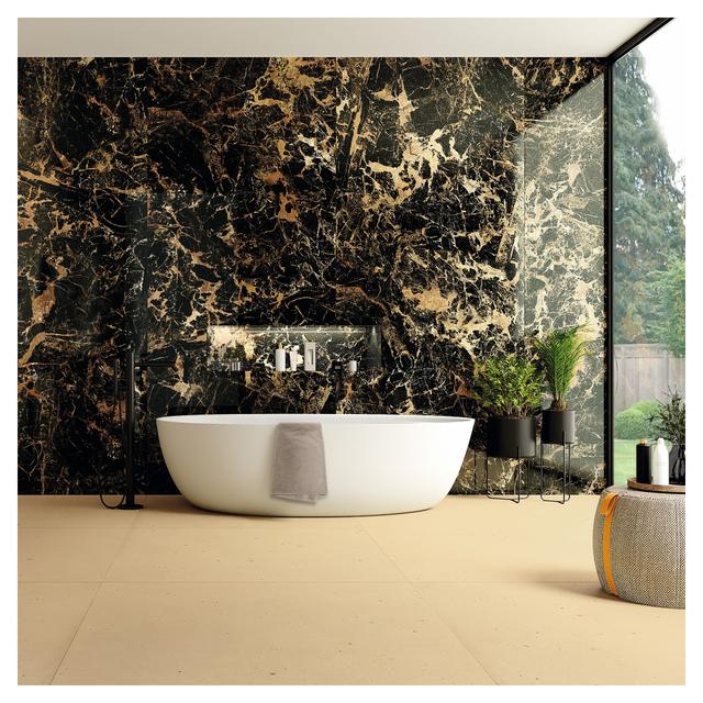 PAVIMENTO INTERNO MARBLE MARFIL 60x120x0,9 cm (PEI 4/5) R9 RETT GRES PORCELLANATO | Tecnomat PAVIMENTO INTERNO MARBLE MARFIL 60x120x0,9 cm (PEI 4/5) R9 RETT GRES PORCELLANATO - 2 | Tecnomat