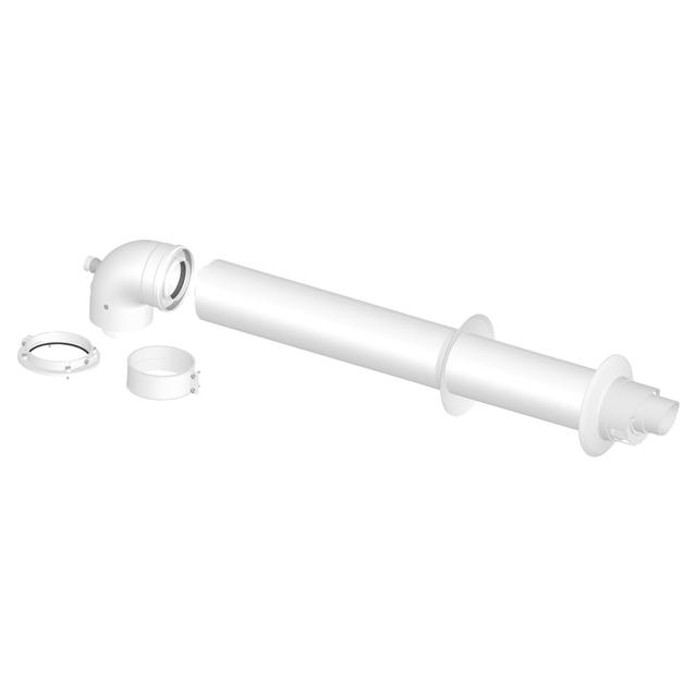 KIT SCARICO FUMI COASSIALE STABILE Ø 60/100 mm PER CALDAIE A CONDENSAZIONE UNIVERSALE | Tecnomat KIT SCARICO FUMI COASSIALE STABILE Ø 60/100 mm PER CALDAIE A CONDENSAZIONE UNIVERSALE | Tecnomat