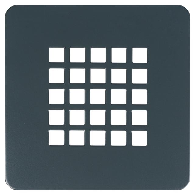 COPRI PILETTA 125x0,15x125 mm (LxHxP) IN ACCIAIO GRAFITE PER PIATTI SERIE NATURE E NATURE PLUS | Tecnomat COPRI PILETTA 125x0,15x125 mm (LxHxP) IN ACCIAIO GRAFITE PER PIATTI SERIE NATURE E NATURE PLUS - 2 | Tecnomat