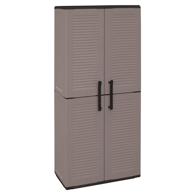 ARMADIO IN RESINA ART PLAST 2 ANTE TUTTOPIANI 68x163x37 cm GRIGIO SCURO | Tecnomat ARMADIO IN RESINA ART PLAST 2 ANTE TUTTOPIANI 68x163x37 cm GRIGIO SCURO | Tecnomat
