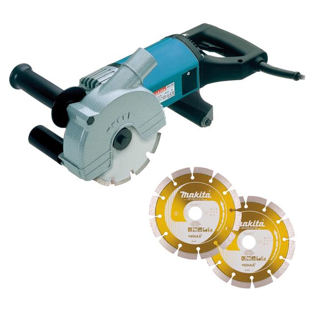 SCANALATORE MAKITA 1800W SG150 2 DISCHI 150 mm PROFONDITA' TAGLIO 45mm 7800 giri/min | Tecnomat SCANALATORE MAKITA 1800W SG150 2 DISCHI 150 mm PROFONDITA' TAGLIO 45mm 7800 giri/min - 2 | Tecnomat