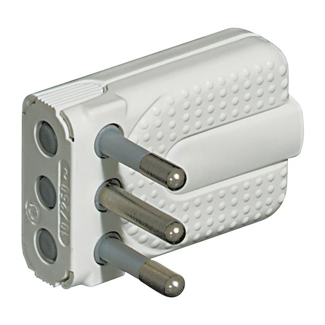 SPINA BTICINO SALVASPAZIO 2P+T 10A ORIENTABILE COLORE BIANCO | Tecnomat SPINA BTICINO SALVASPAZIO 2P+T 10A ORIENTABILE COLORE BIANCO | Tecnomat