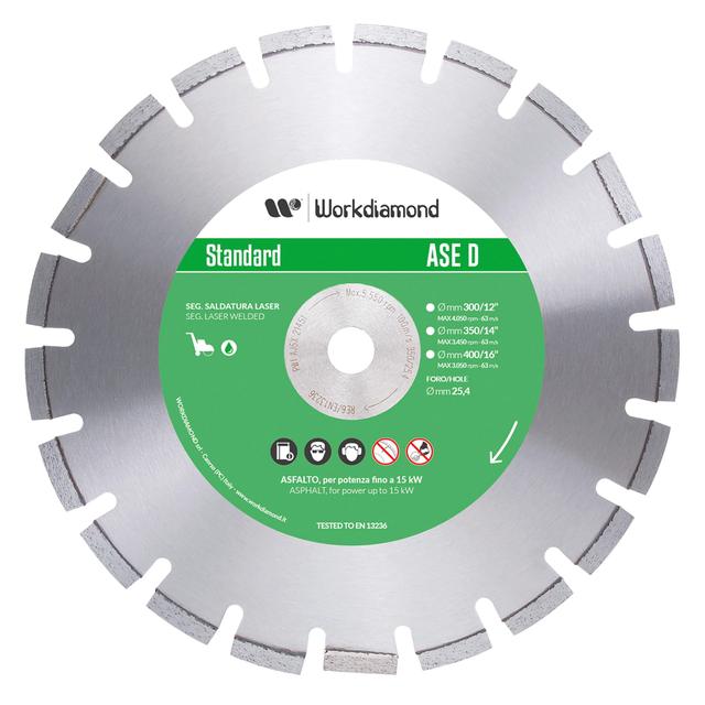 DISCO DIAMANTATO WORKDIAMOND Ø400 mm ASED TAGLIO UMIDO PER ASFALTO E CEMENTO | Tecnomat DISCO DIAMANTATO WORKDIAMOND Ø400 mm ASED TAGLIO UMIDO PER ASFALTO E CEMENTO | Tecnomat