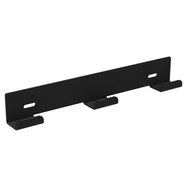 APPENDIABITI PER PANNELLI FONOASSORBENTI CON 3 GANCI 215x23x32 mm ACCIAIO NERO OPACO | Tecnomat APPENDIABITI PER PANNELLI FONOASSORBENTI CON 3 GANCI 215x23x32 mm ACCIAIO NERO OPACO - 2 | Tecnomat