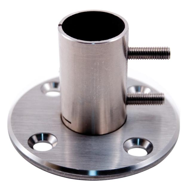 SUPPORTO TERMINALE INOX AISI 316 PER CORRIMANO Ø 42,4x2 mm PER RINGHIERE | Tecnomat SUPPORTO TERMINALE INOX AISI 316 PER CORRIMANO Ø 42,4x2 mm PER RINGHIERE | Tecnomat