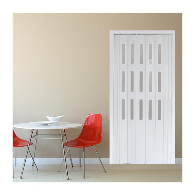 PORTA DA INTERNO A SOFFIETTO BCO VETRATA 87x215 cm (LxH) | Tecnomat PORTA DA INTERNO A SOFFIETTO BCO VETRATA 87x215 cm (LxH) | Tecnomat
